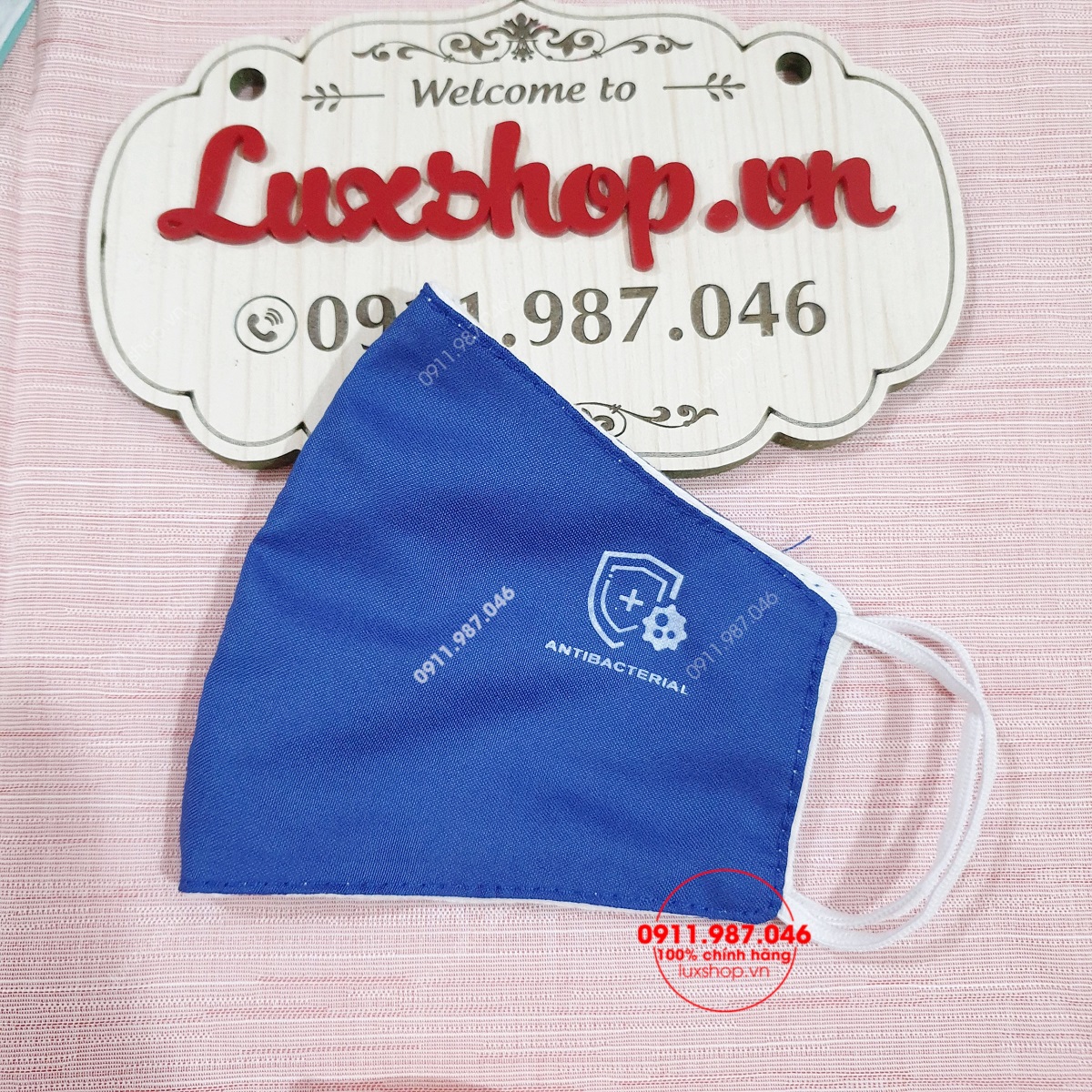Khẩu trang kháng khuẩn trẻ em vải Nano 2 lớp (Chứng nhận Intertek)