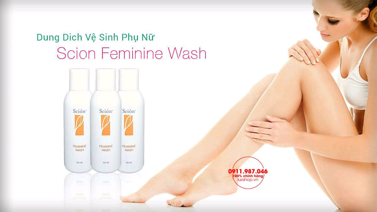 Dung dịch vệ sinh làm hồng vùng kín Scion Feminine Wash Nuskin 200ml chính hãng (Mỹ)