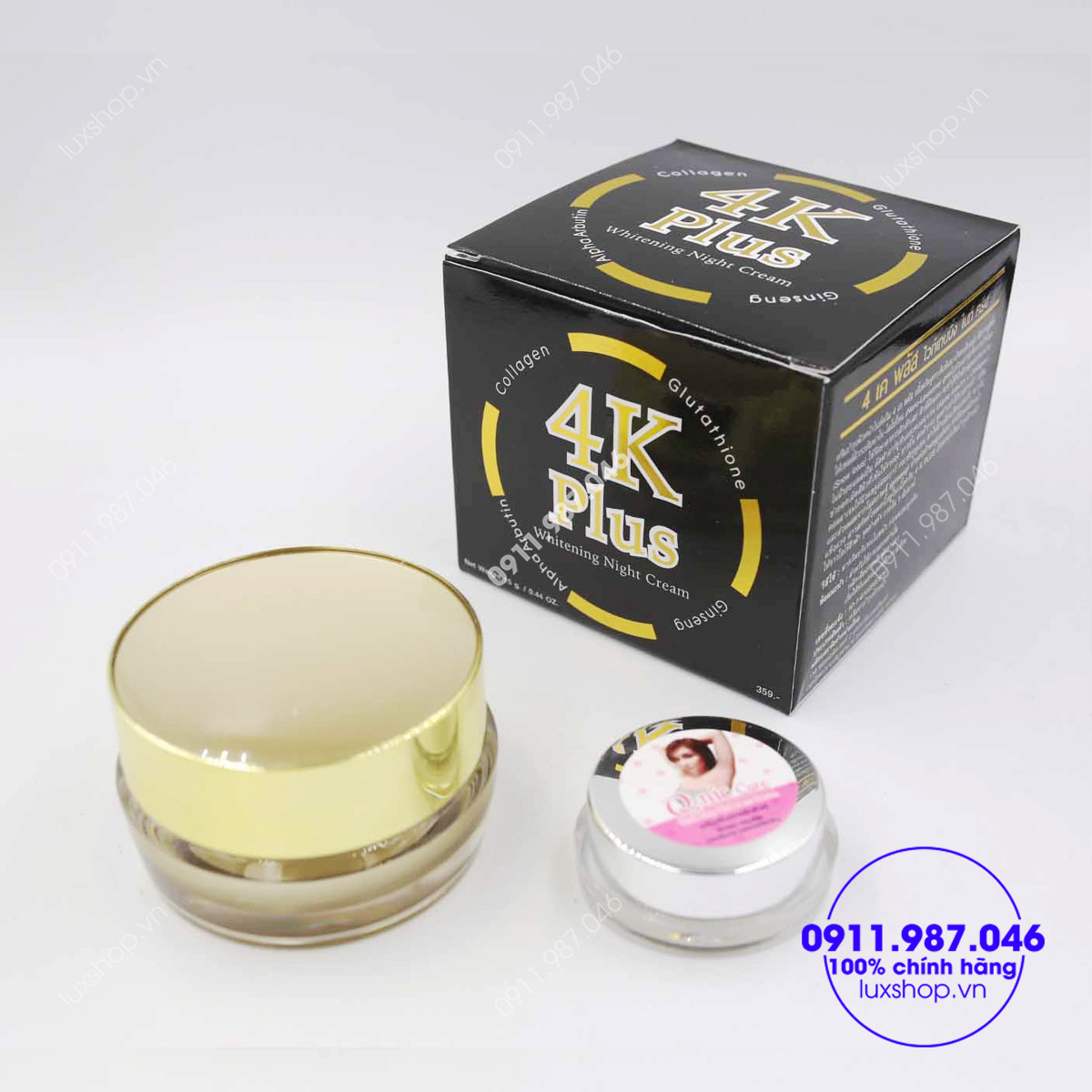 Kem dưỡng trắng da 4K Plus Whitening Night Cream chính hãng Thái Lan