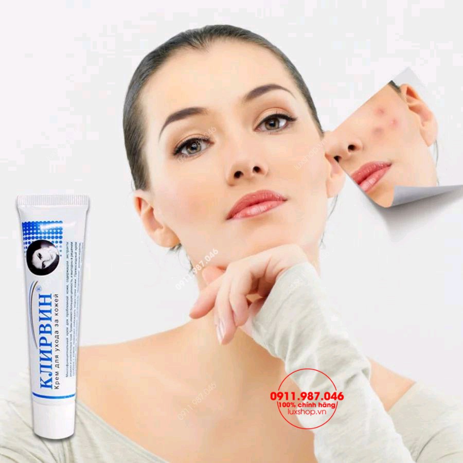 kem trị sẹo Nga, kem trị seo Klirvin, kem trị sẹo mụn, kem trị sẹo thâm