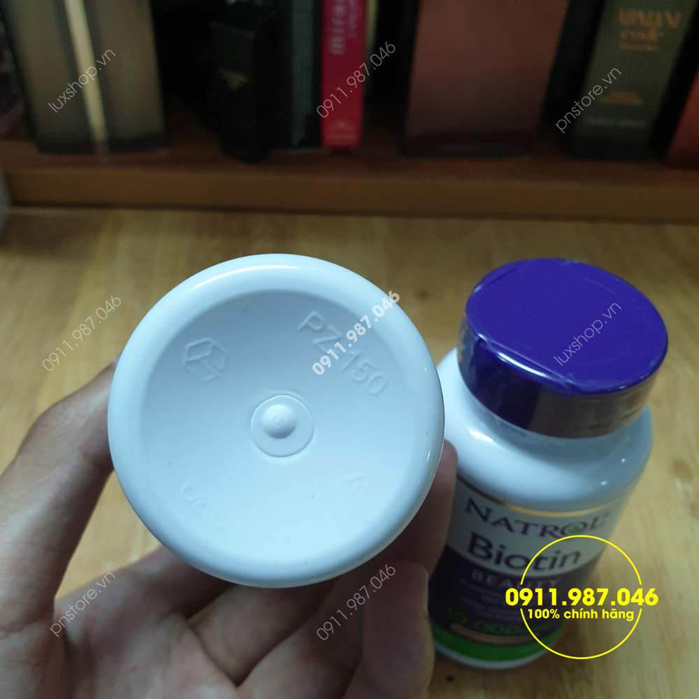 Viên uống Natrol Biotin 10.000mcg 100 viên chính hãng (Mỹ)