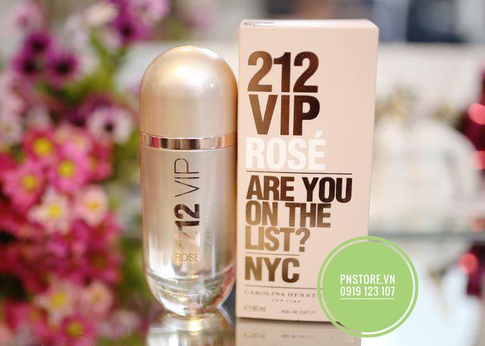 NƯỚC HOA NỮ CAROLINA HERRERA 212 VIP ARE YOU ON THE LIST EDP 80ML CHÍNH HÃNG (MỸ)