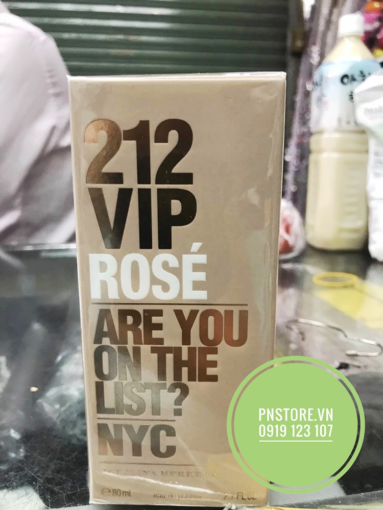 NƯỚC HOA NỮ CAROLINA HERRERA 212 VIP ARE YOU ON THE LIST EDP 80ML CHÍNH HÃNG (MỸ)