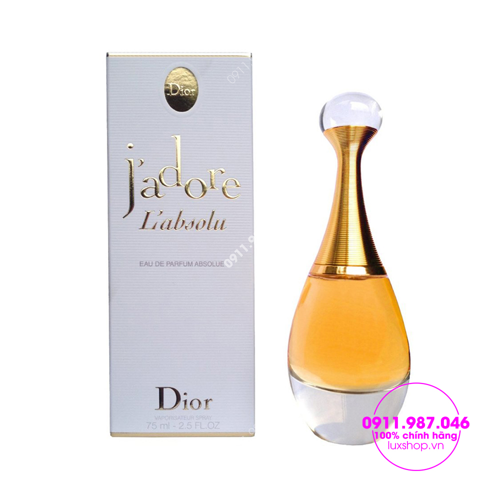 Nước hoa nữ Dior Jadore L'Absolu EDP 75ml chính hãng (Pháp) - pnstore.vn