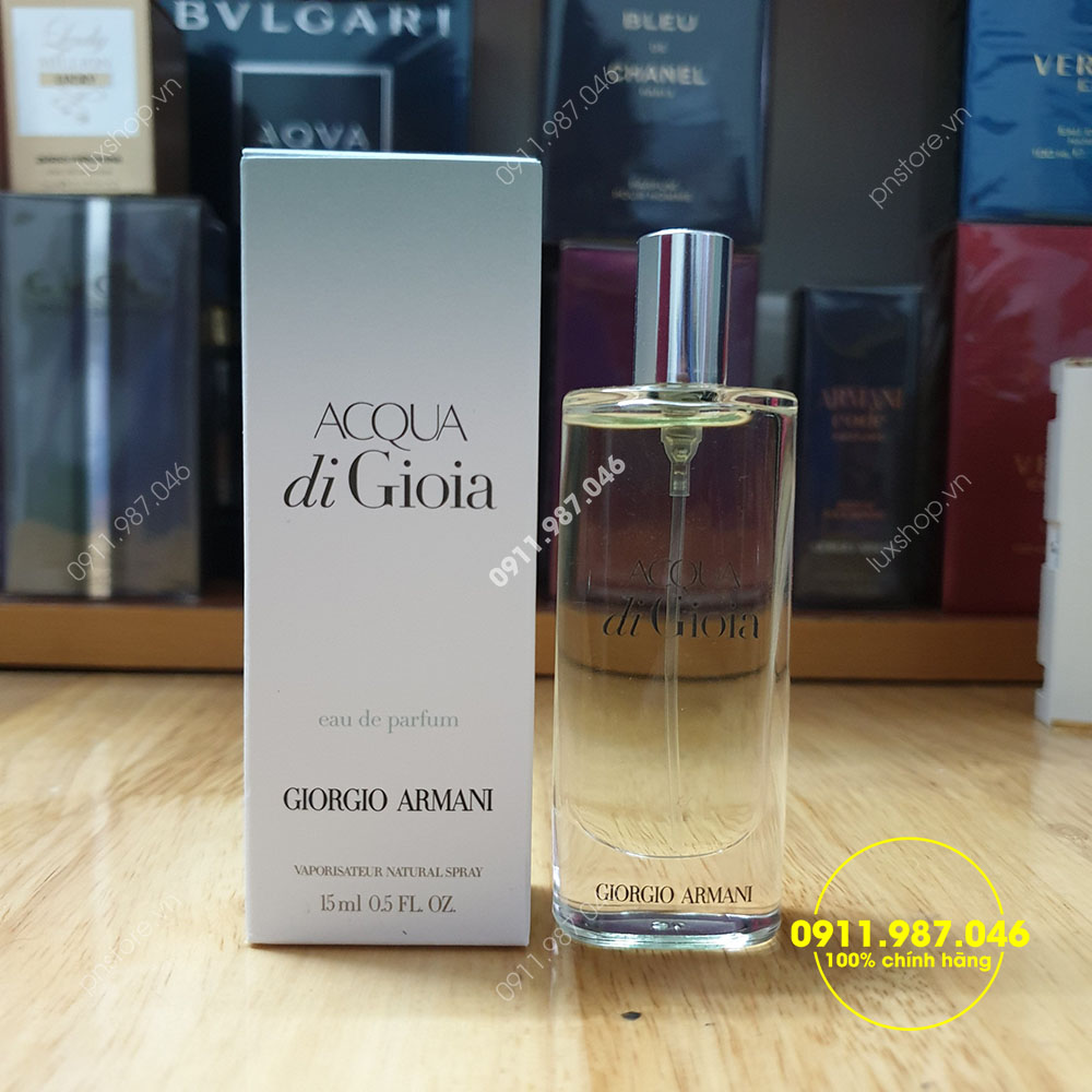 Nước hoa Nữ Giorgio Armani Acqua Di Gioia EDP 15ml chính hãng (Ý) - luxshop.vn