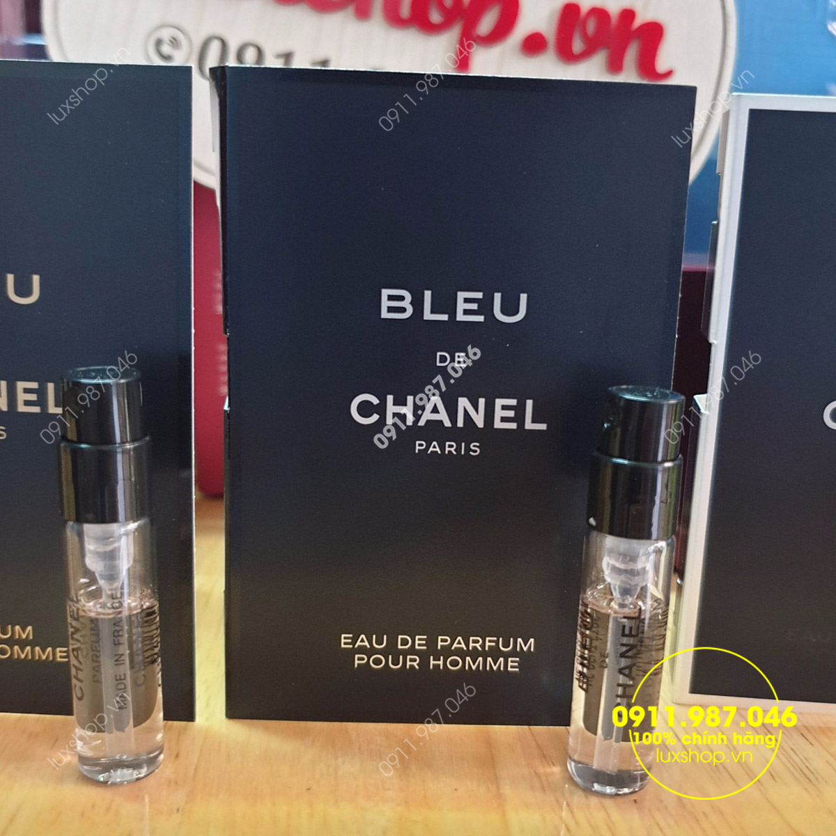 Set 4 vial Chanel nam Bleu và Homme Sport Cologne 460k còn 360k chính hãng (Pháp)