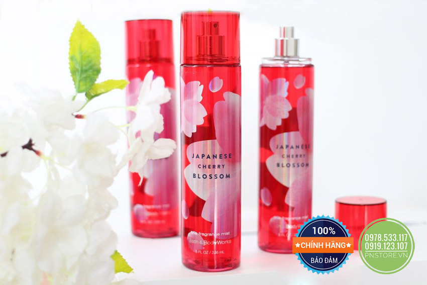 XỊT THƠM TOÀN THÂN BATH & BODY WORKS BODY CHERRY BLOSSOM CHÍNH HÃNG (MỸ)