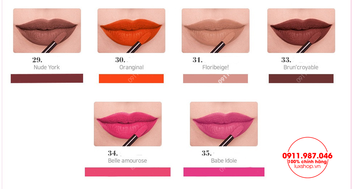 Son môi Bourjois Rouge Edition Velvet #04 cam đào Peach Club chính hãng (Pháp) - L68175