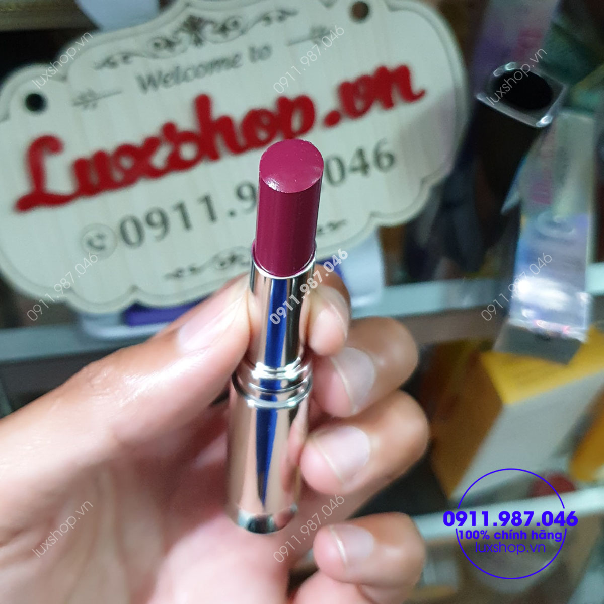 Son dưỡng Dior 984 Dark Flower đỏ mận chính hãng (Pháp)