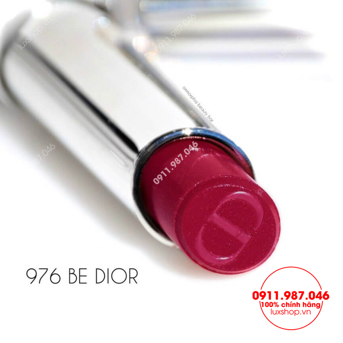 Son môi Dior Addict Stellar Shine 976 Be Dior hồng đậm chính hãng (Pháp)
