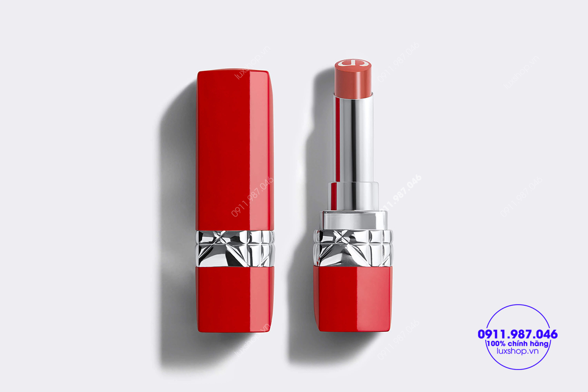 Son môi Dior Rouge Ultra Care 750 Blossom màu HỒNG NÂU chính hãng Pháp (Vỏ đỏ)