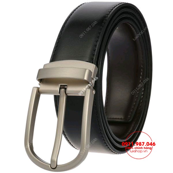 Thắt lưng nam da bò cao cấp đầu xám mờ - PN150