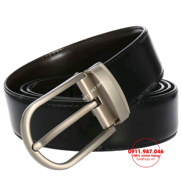 Thắt lưng nam da bò cao cấp đầu xám mờ - PN150