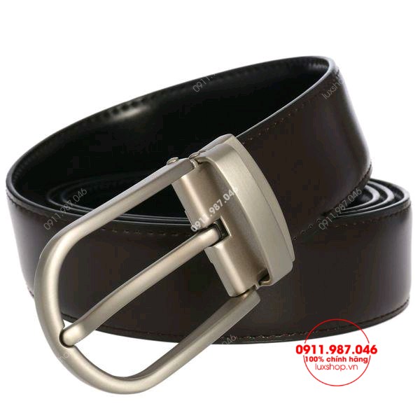 Thắt lưng nam da bò cao cấp đầu xám mờ - PN150