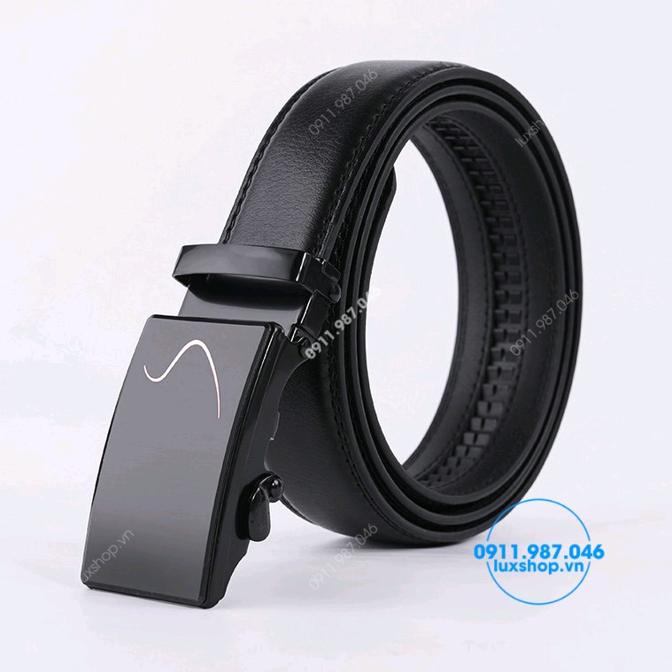 Thắt lưng nam da PU cao cấp đầu hợp kim không gỉ phối chữ S - L16388