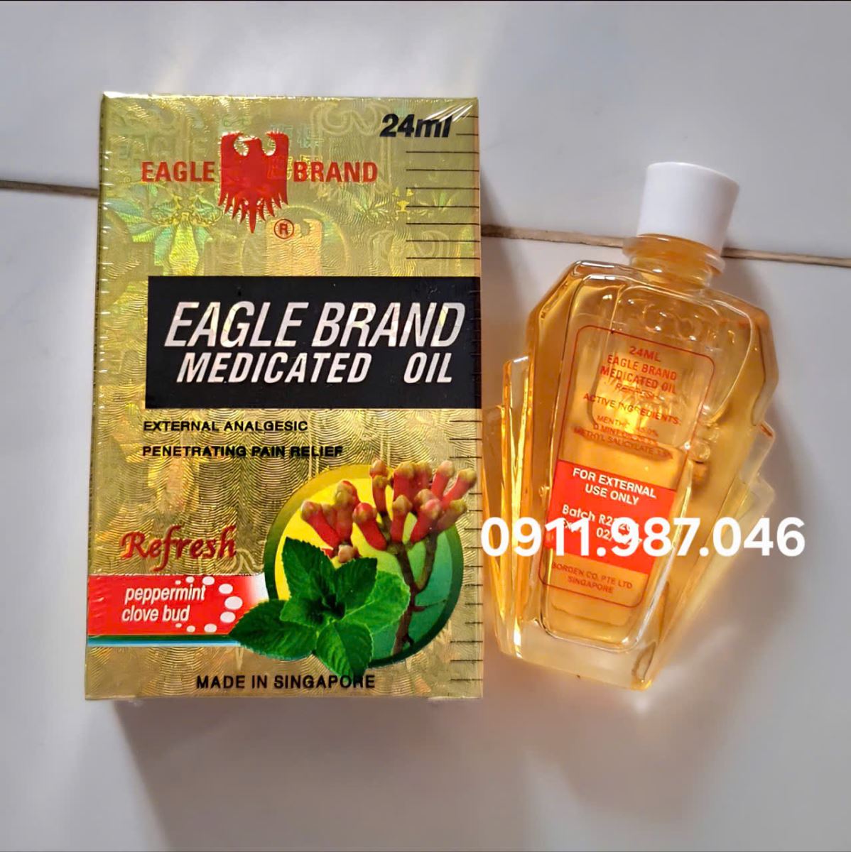 Dầu gió Mỹ 2 nắp chính hãng (Vàng/xanh/trắng) - LS102287