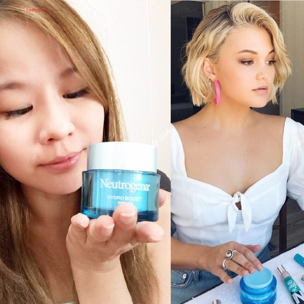 Kem dưỡng ẩm cấp nước cho da dầu mụn Neutrogena Hydro Boost Water gel 48ml chính hãng (Mỹ)