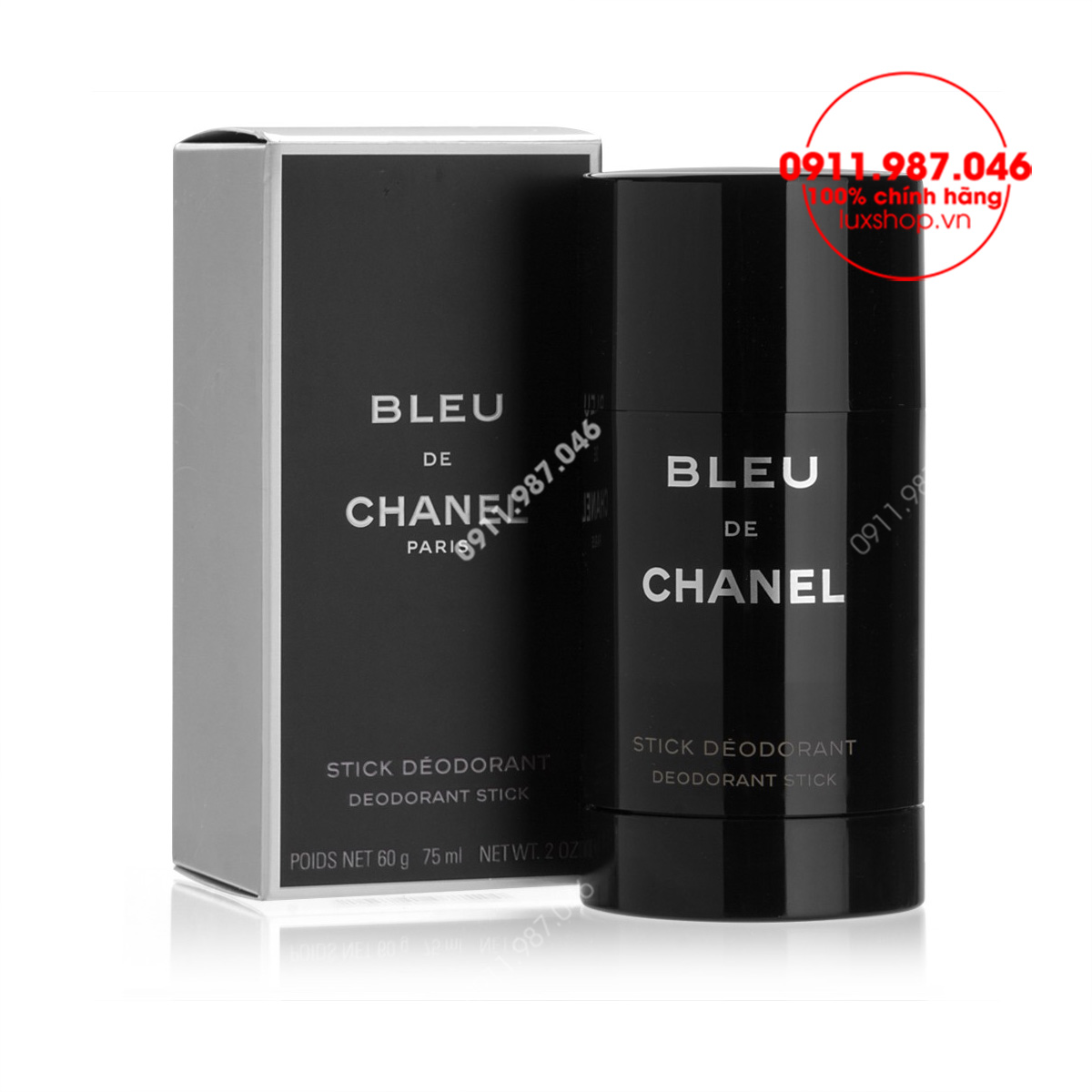 Lăn nách khử mùi nước hoa Chanel Bleu Deodorant Stick 75ml chính hãng (Pháp)