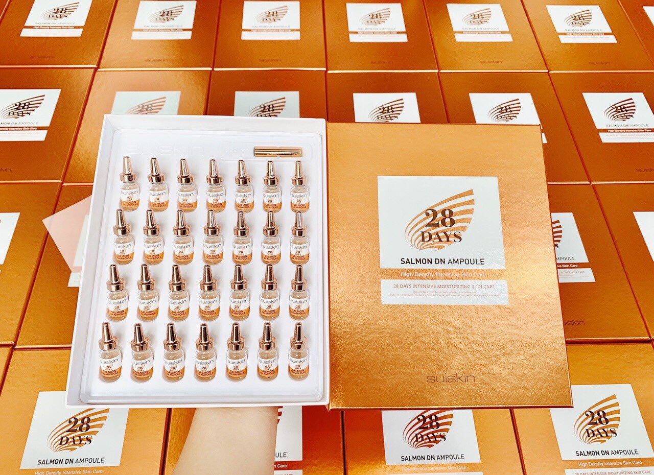 Set serum tế bào gốc Suiskin Salmon DN Ampoule 28 Days chính hãng (Hàn Quốc) - L79218