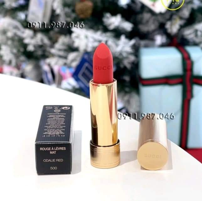 Son Gucci 500 đỏ cam