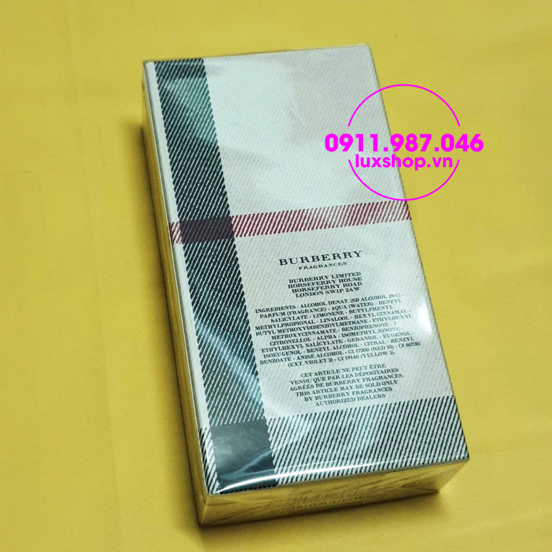 Nước hoa nữ Burberry London for women EDP 100ml - luxshop.vn