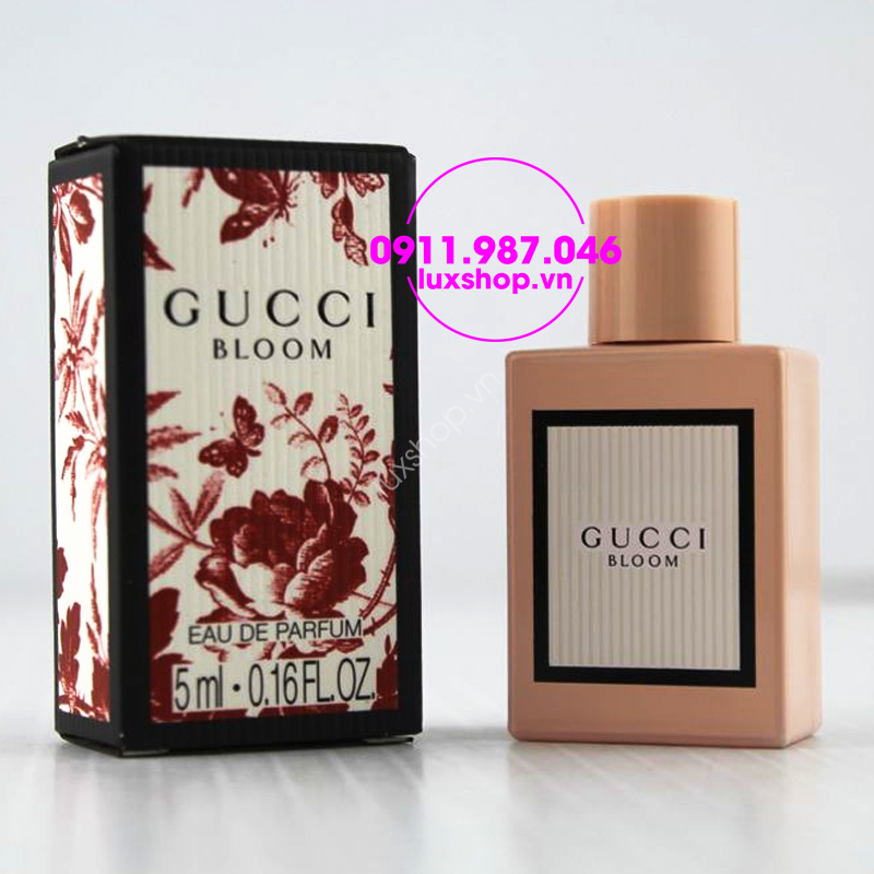 Nước hoa nữ mini Gucci Bloom Gucci EDP 5ml - luxshop.vn