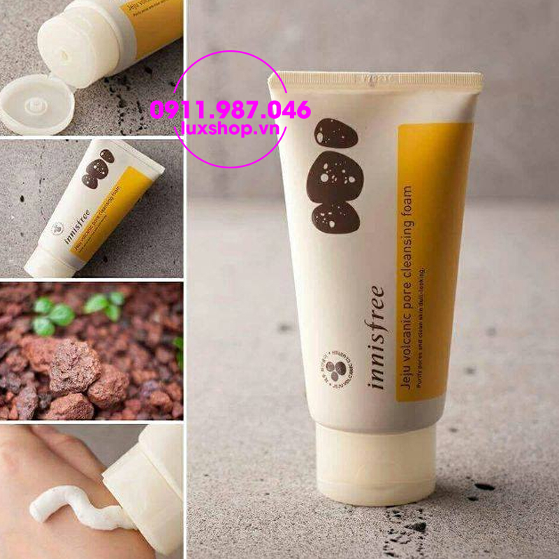 Sữa rửa mặt Innisfree Jeju Volcanic Pore Cleansing Foam 150ml - luxshop.vn