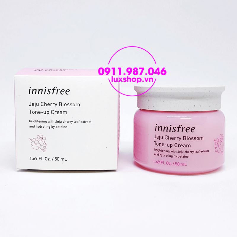 Innisfree Jeju Cherry Blossom Tone-Up Cream - luxshop.vn