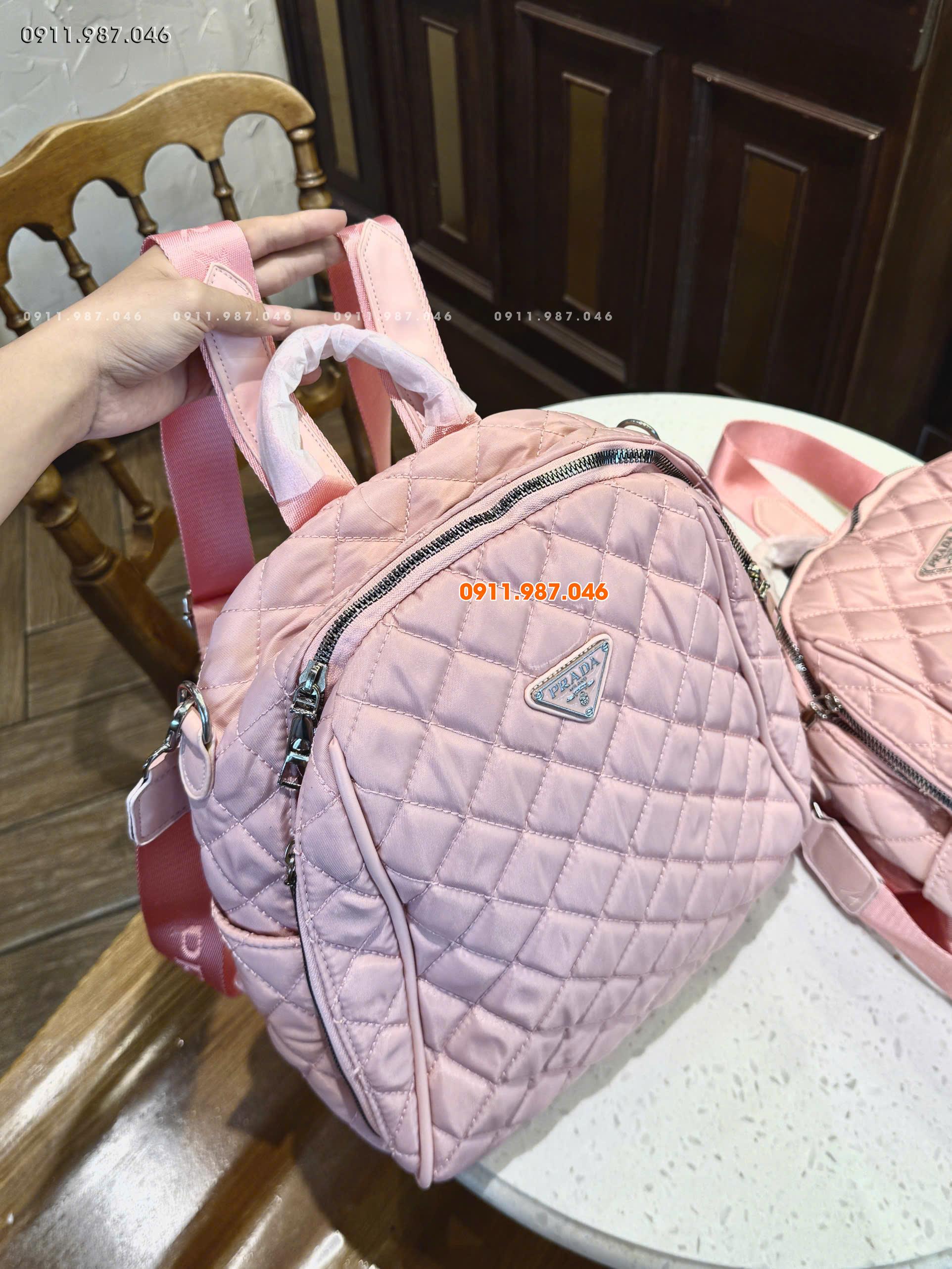 Ba lô nữ Prada đẹp chắc chắn chuẩn phom lót dày đẹp - TXN102239