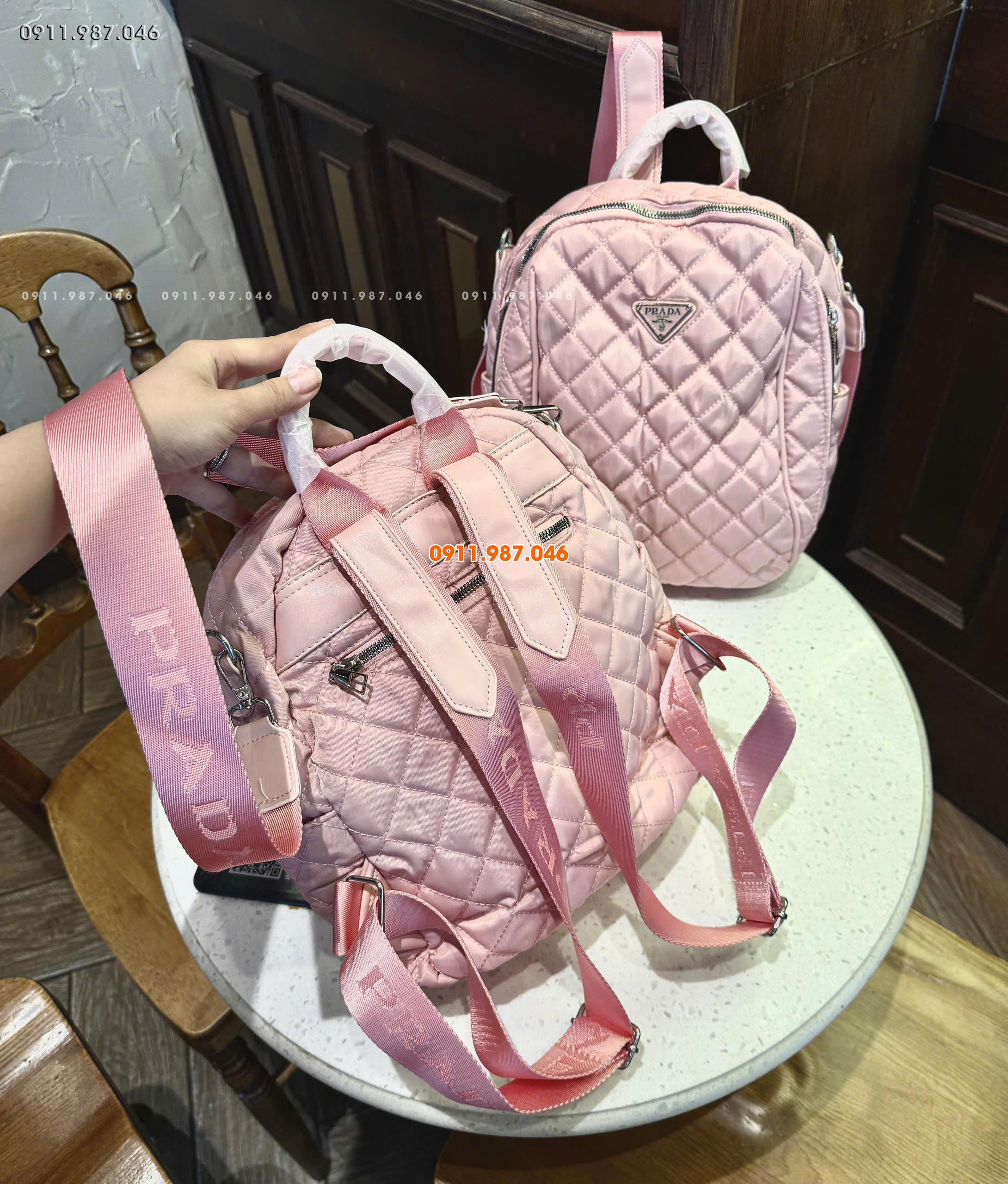 Ba lô nữ Prada đẹp chắc chắn chuẩn phom lót dày đẹp - TXN102239