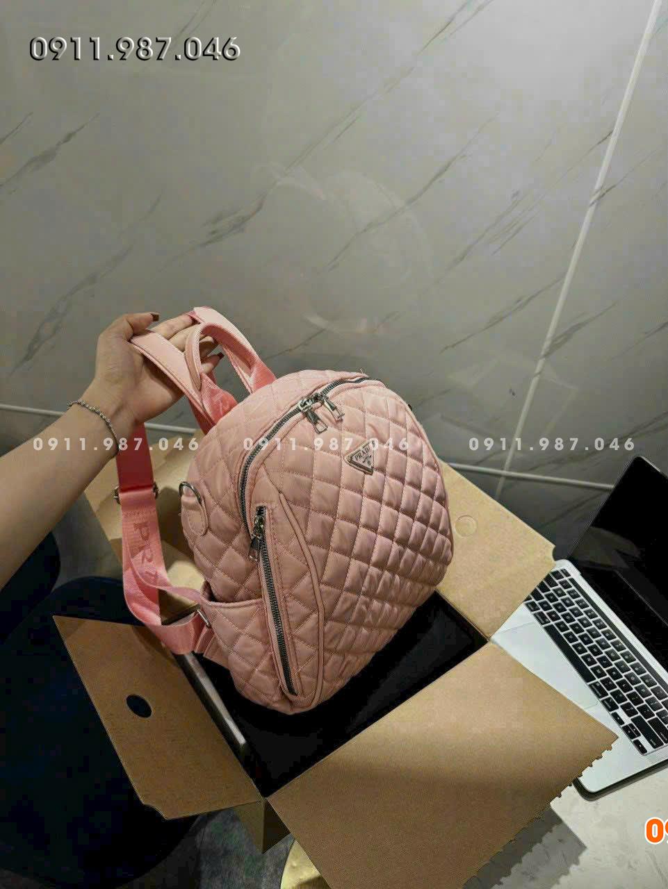 Ba lô nữ Prada đẹp chắc chắn chuẩn phom lót dày đẹp - TXN102239
