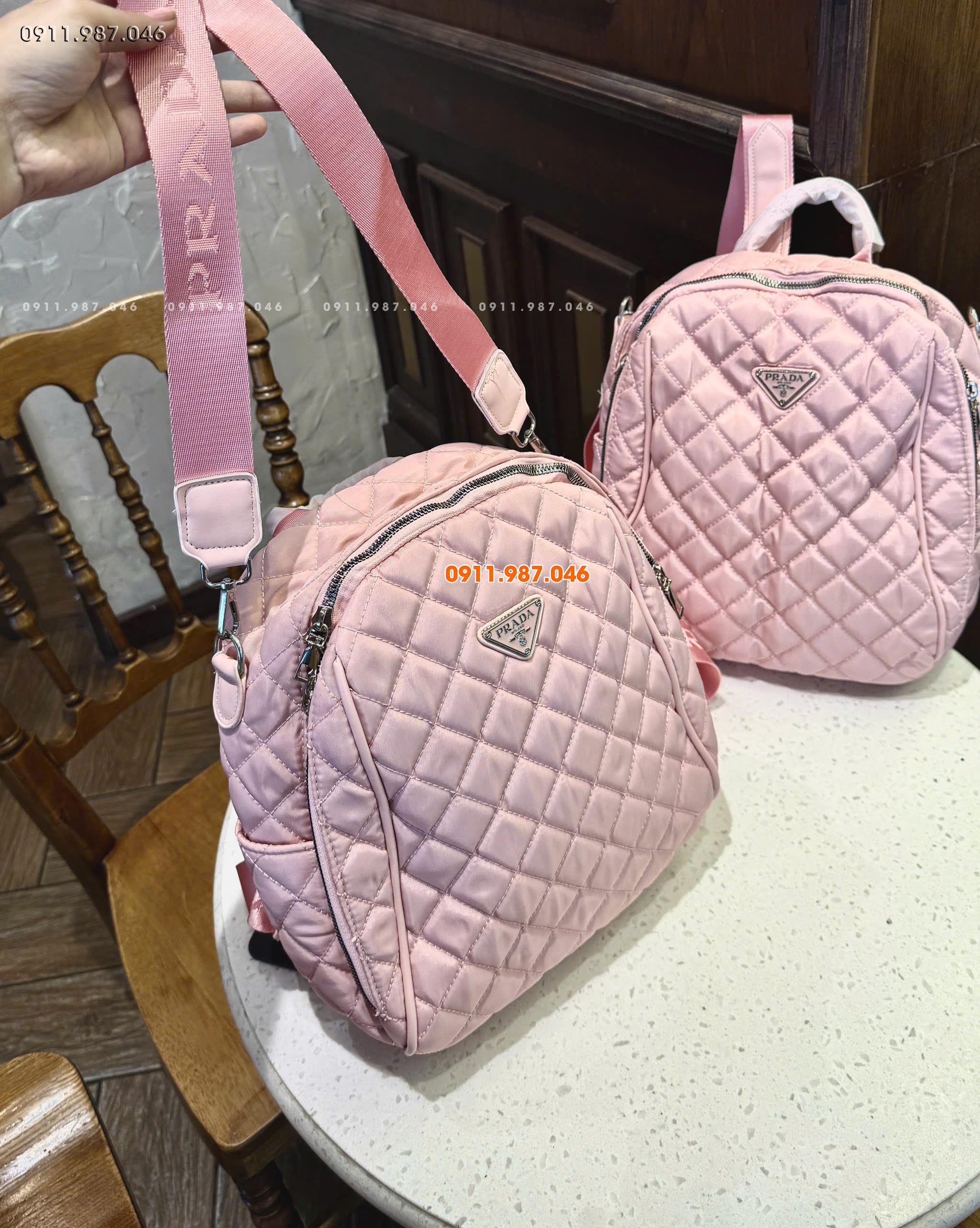 Ba lô nữ Prada đẹp chắc chắn chuẩn phom lót dày đẹp - TXN102239