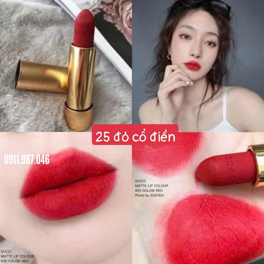 [Thỏi fullbox] Bảng màu son môi Gucci chính hãng - LX102221