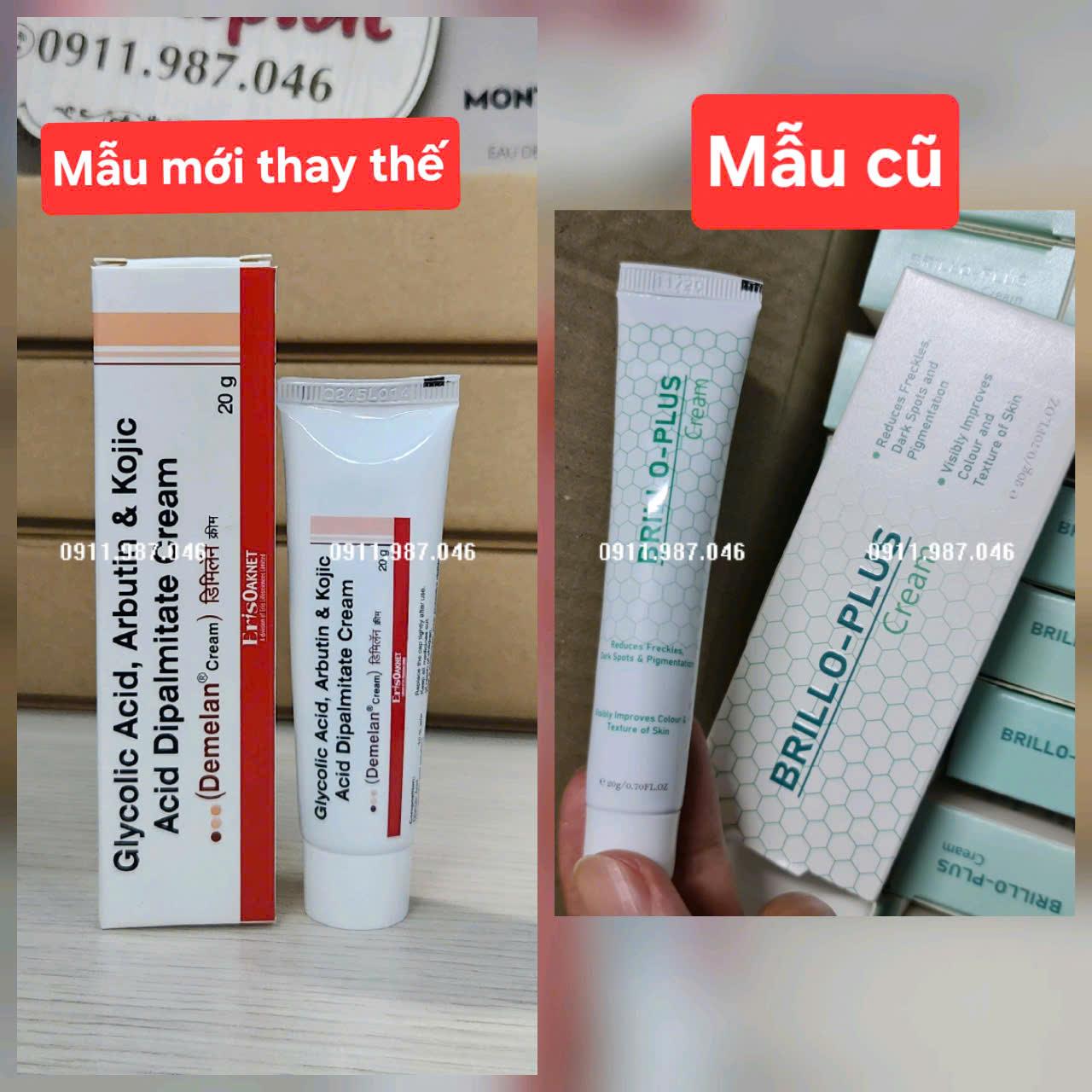 [Update] Demelan thay thế Brillo Plus Cream 20g chính hãng Ấn Độ - PN100183