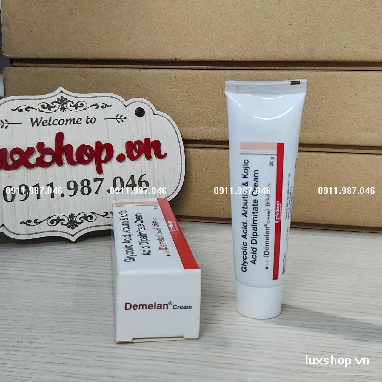 [4/2027] Kem Demelan cream 20g dưỡng trắng trị thâm nám chính hãng Ấn Độ - PN100178
