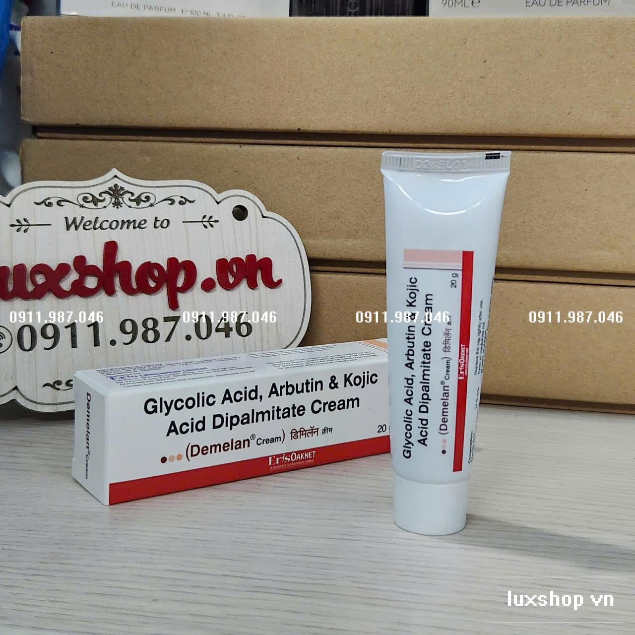 [4/2027] Kem Demelan cream 20g dưỡng trắng trị thâm nám chính hãng Ấn Độ - PN100178