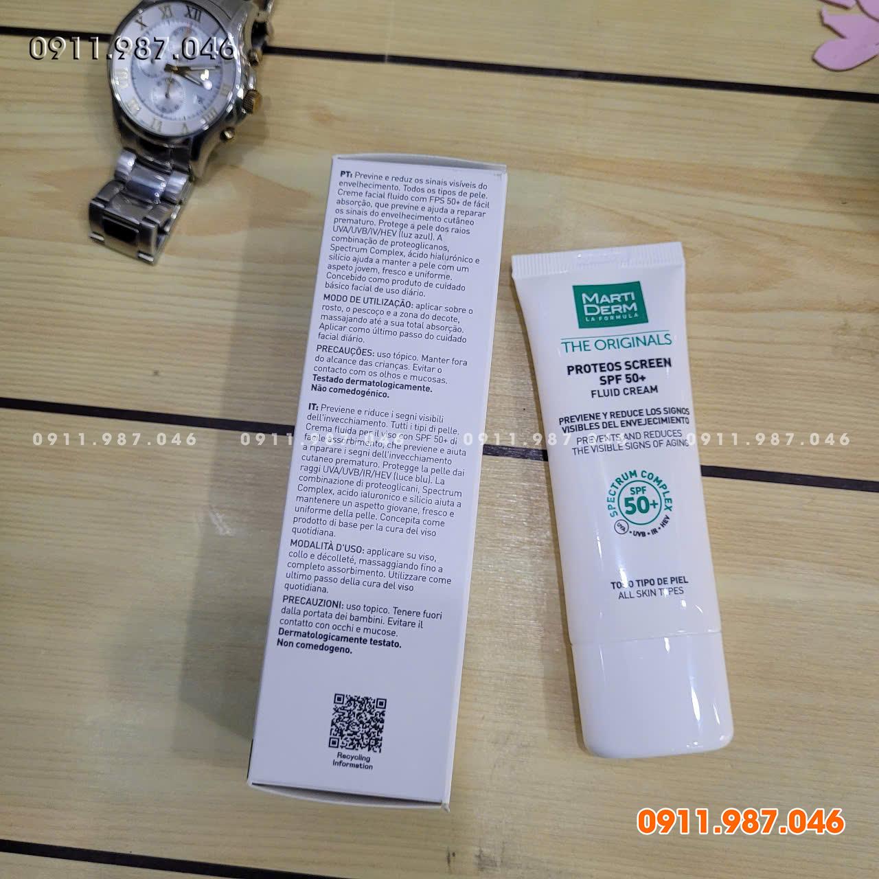 Kem chống nắng phổ rộng Martiderm SPF50+ Fluid Cream 40ml chính hãng - LX102246