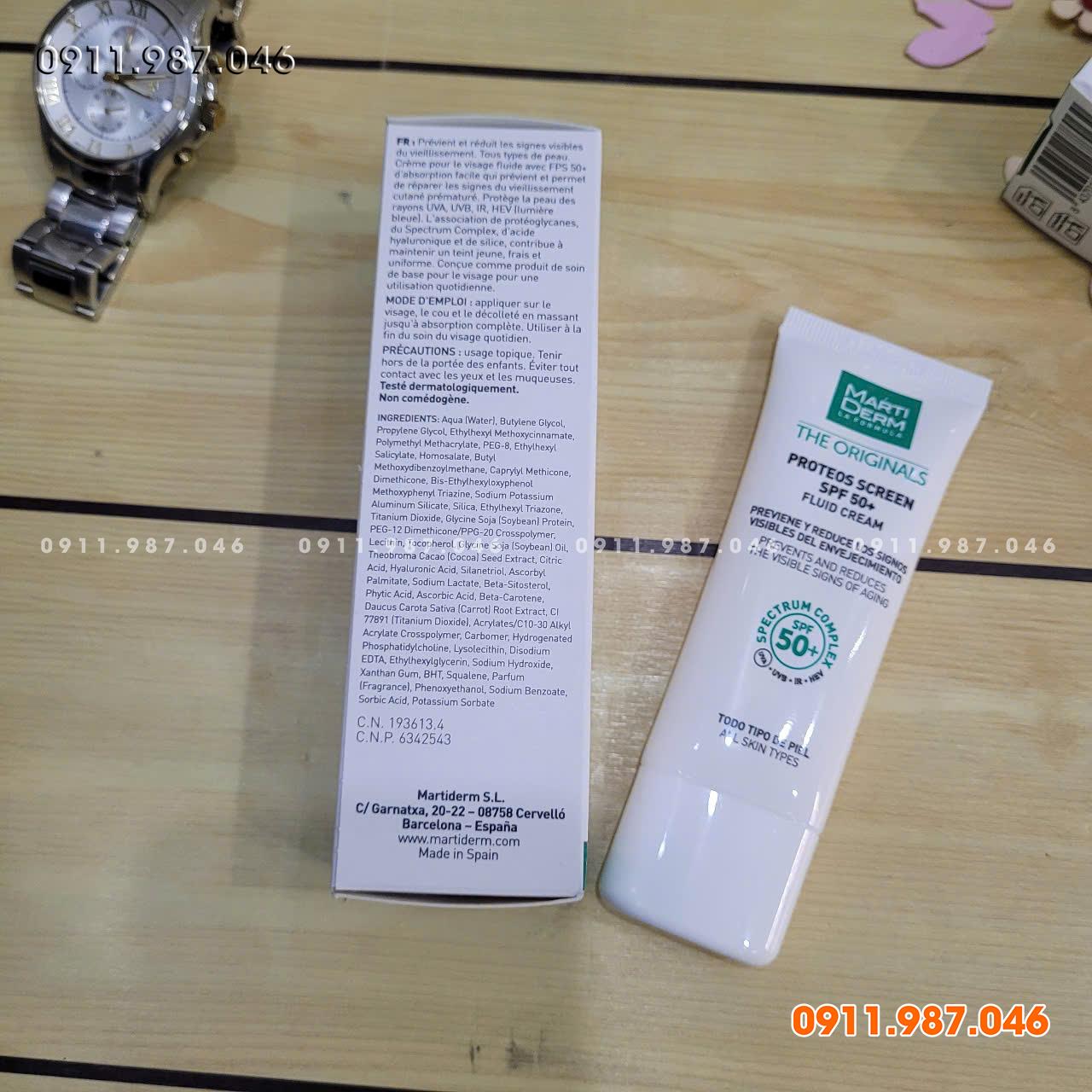 Kem chống nắng phổ rộng Martiderm SPF50+ Fluid Cream 40ml chính hãng - LX102246