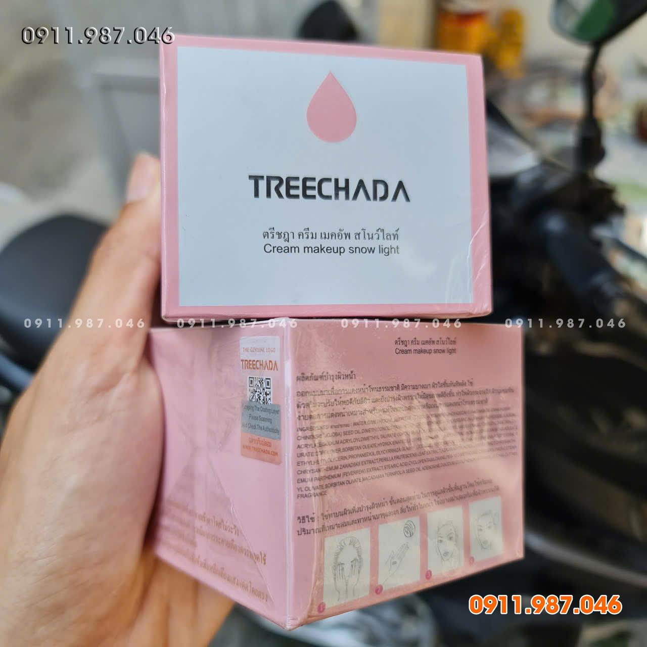 [5/2027] Kem dưỡng da trang điểm đa năng Treechada 3 trong 1 chính hãng - PN99954