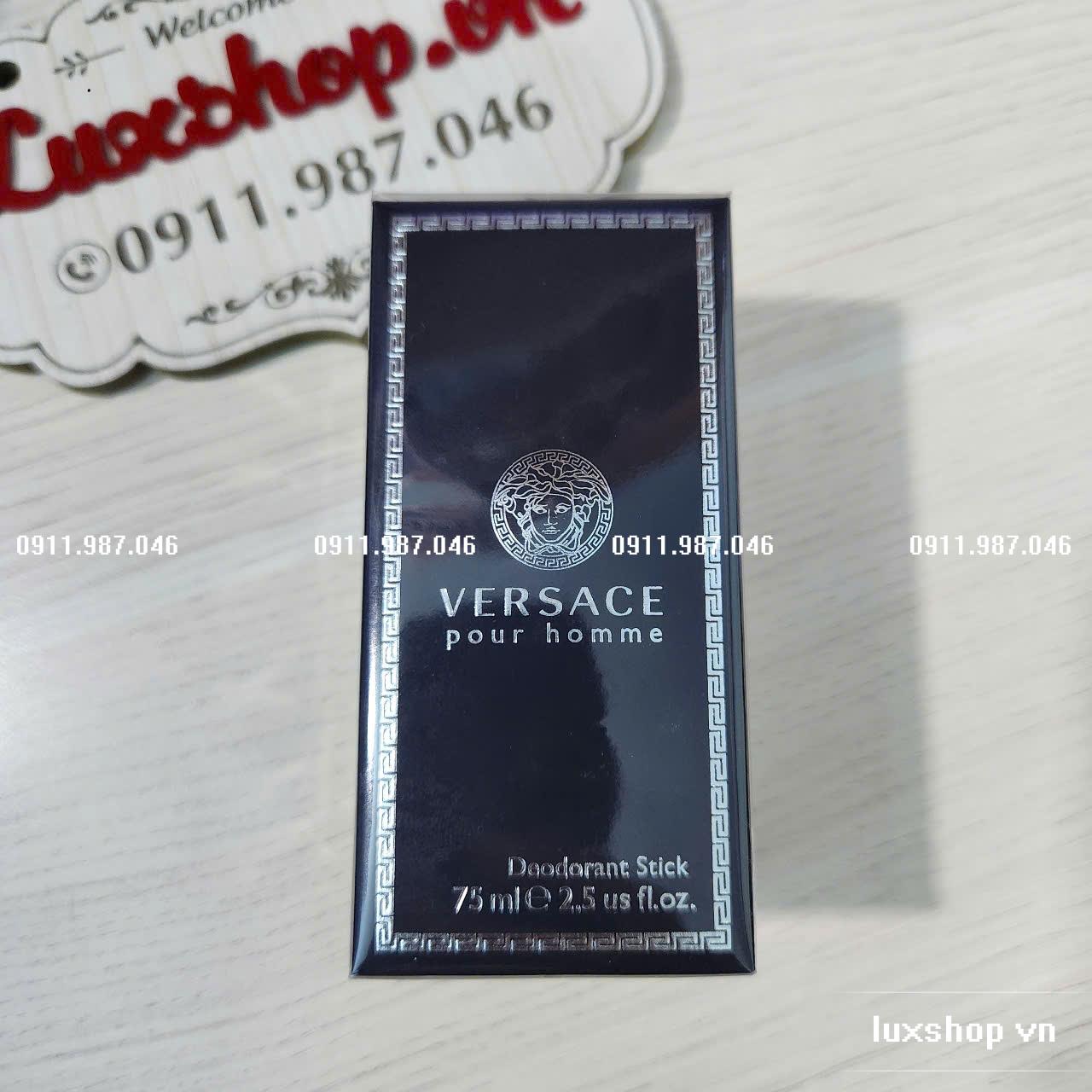 [Lăn sáp] Lăn khử mùi nam Versace Pour Homme 75g chính hãng-102281