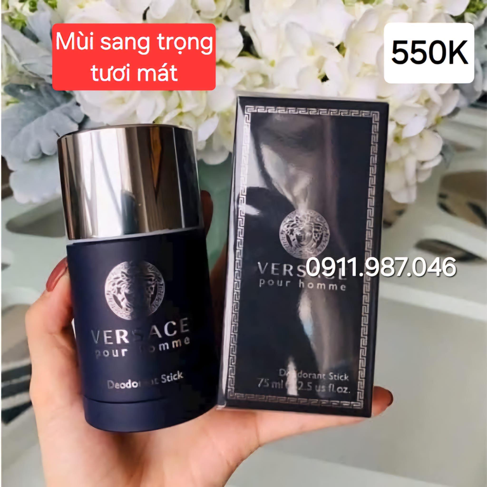 Lăn khử mùi nam Versace Eros xanh, đỏ / Pour Homme / Dylan hương nước hoa chính hãng - LX102216