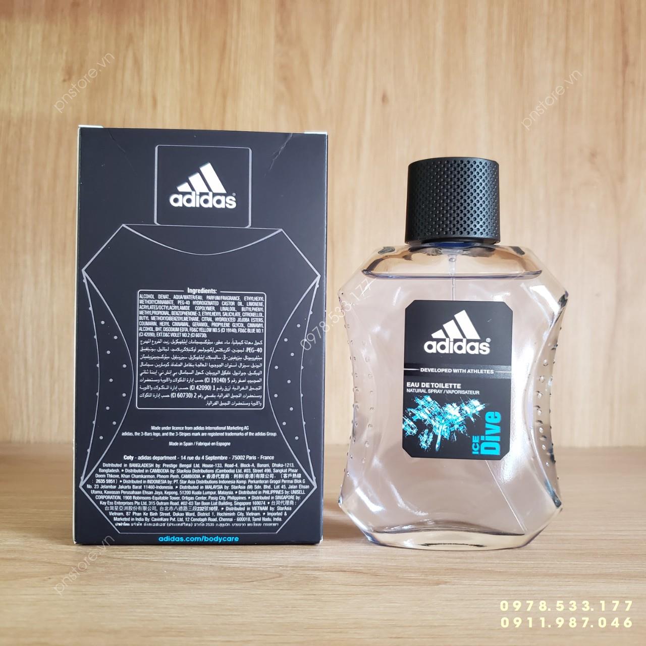 Nước hoa Adidas Ice Dive EDT 100ml chính hãng - PN102045