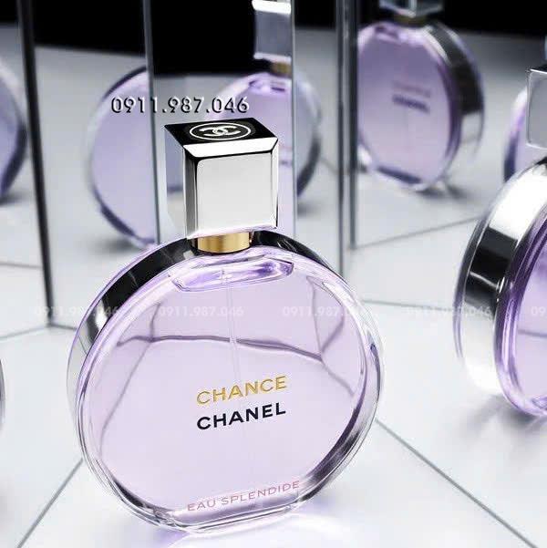 [Fullseal 100ml - 2025] Nước hoa nữ Chanel Chance Eau Splendide EDP 100ml chính hãng (tím) - LS102266
