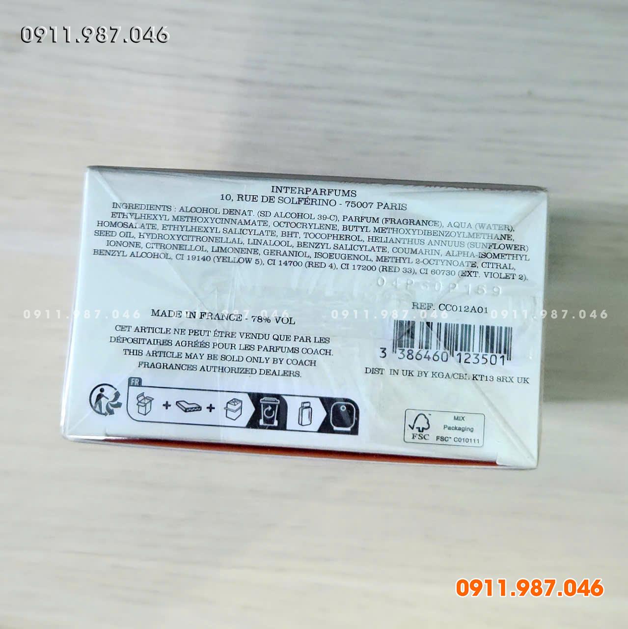 [Fullseal 90ml] Nước hoa nữ COACH Dreams Sunset EDP chính hãng - LS102270