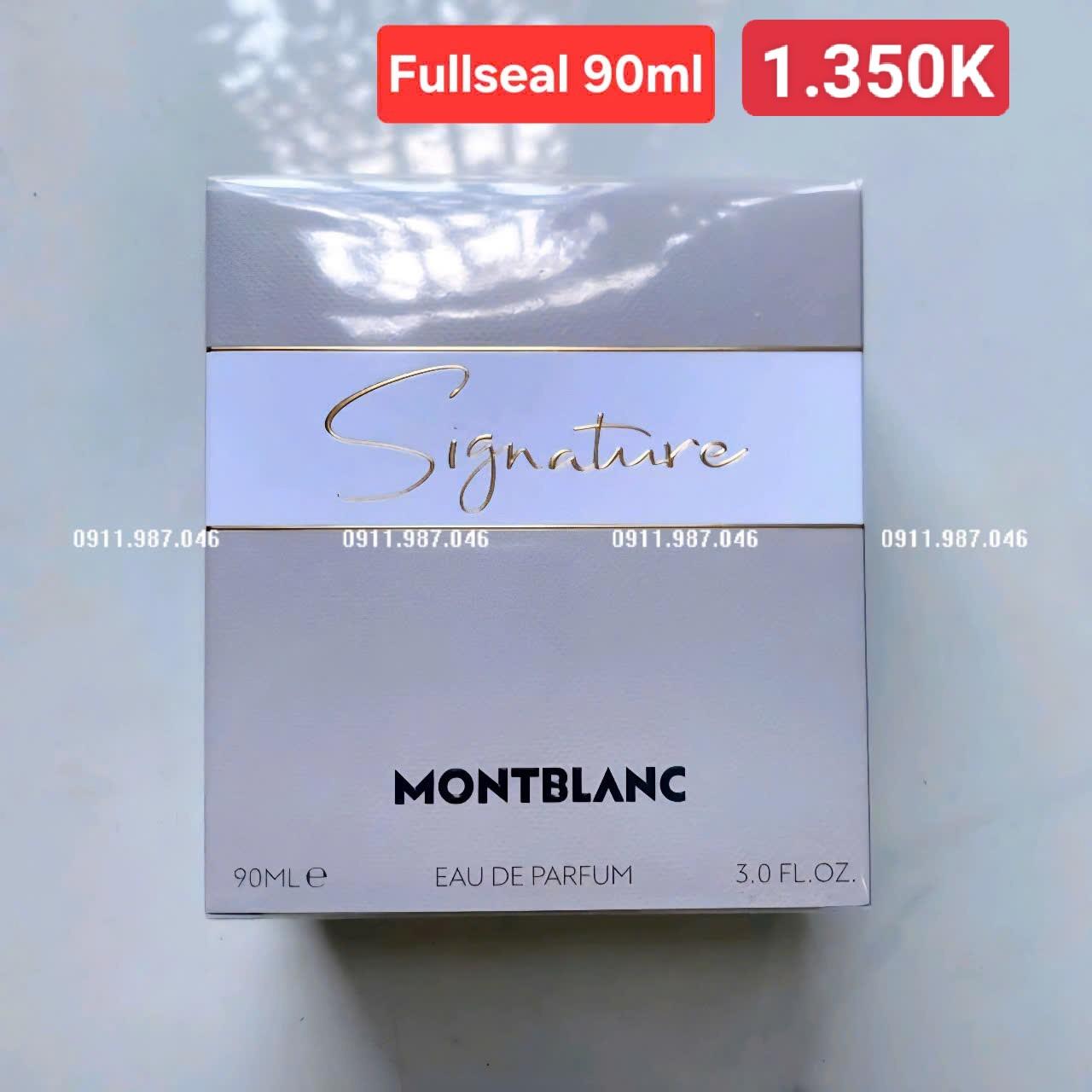 [Tester] Nước hoa nữ Montblanc Signature EDP 90ml chính hãng - LS102283