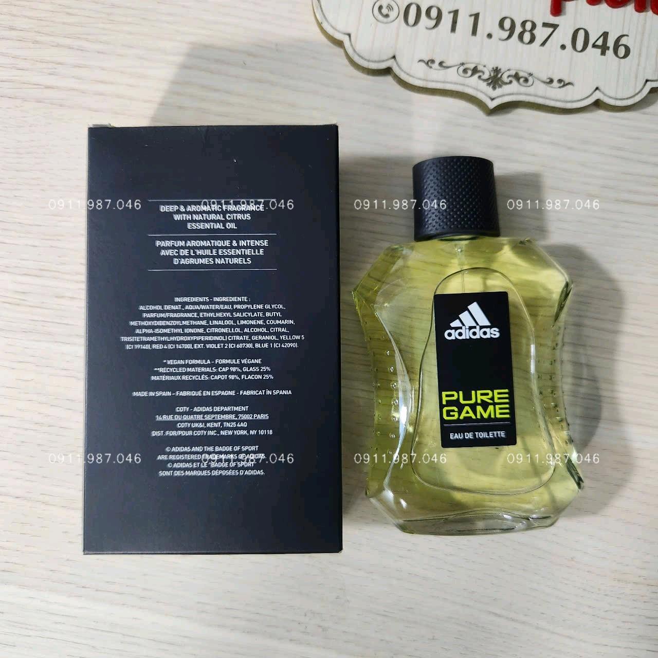 [Mới] Nước hoa nam Adidas Pure Game EDT 100ml chính hãng - PN102124