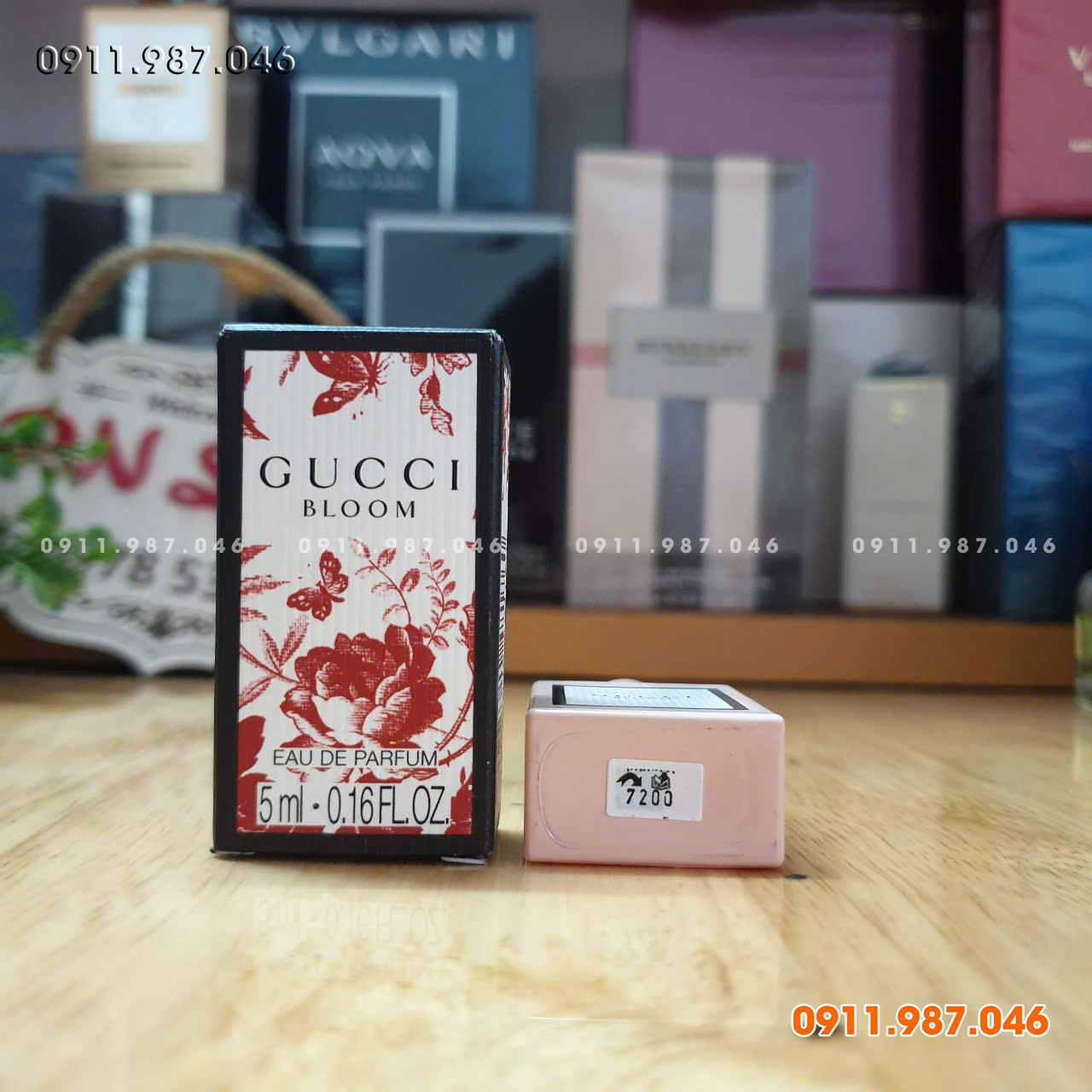 [Mini 5ml] Nước hoa nữ mini Gucci Bloom Gucci EDP 5ml chính hãng - LS77058