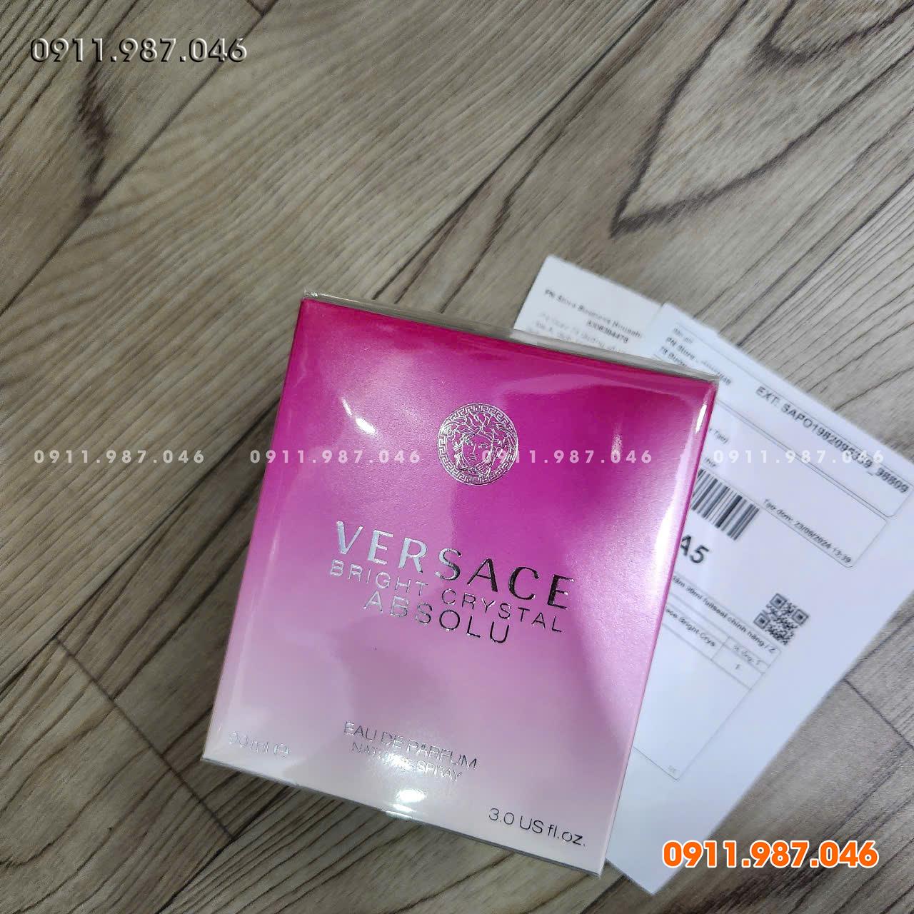 [Tem mới] Nước hoa nữ Versace Bright Crystal Absolu EDP 90ml chính hãng (Ý) - PN11198