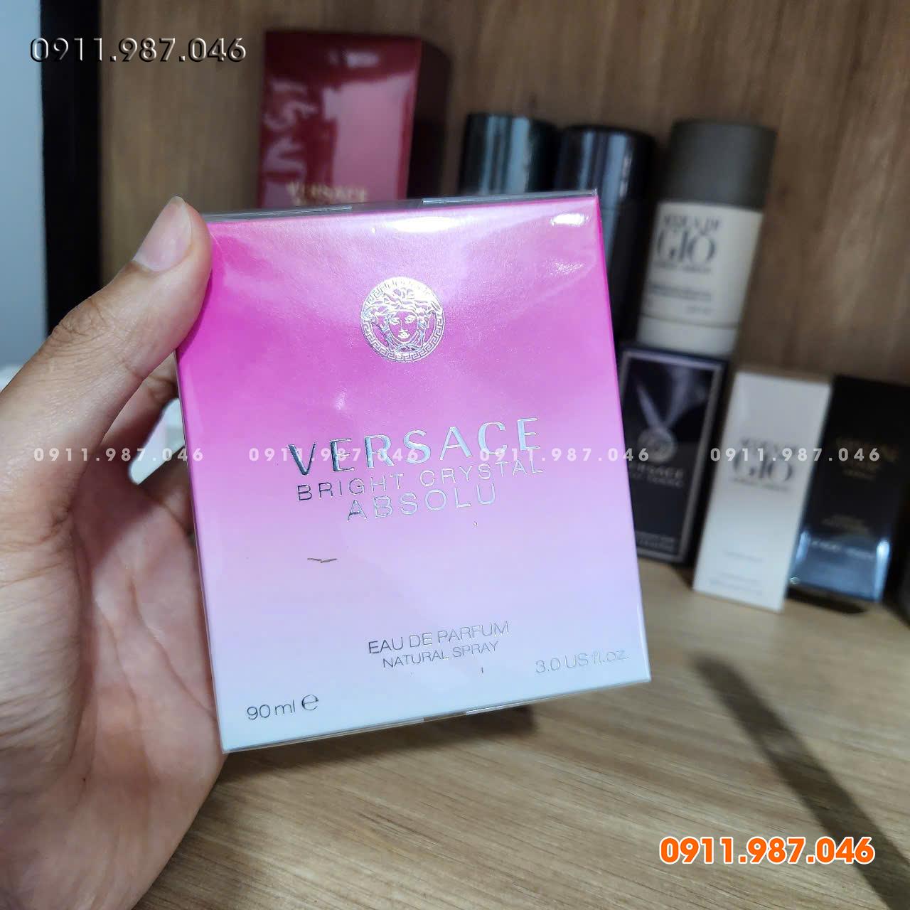 [Tem mới] Nước hoa nữ Versace Bright Crystal Absolu EDP 90ml chính hãng (Ý) - PN11198