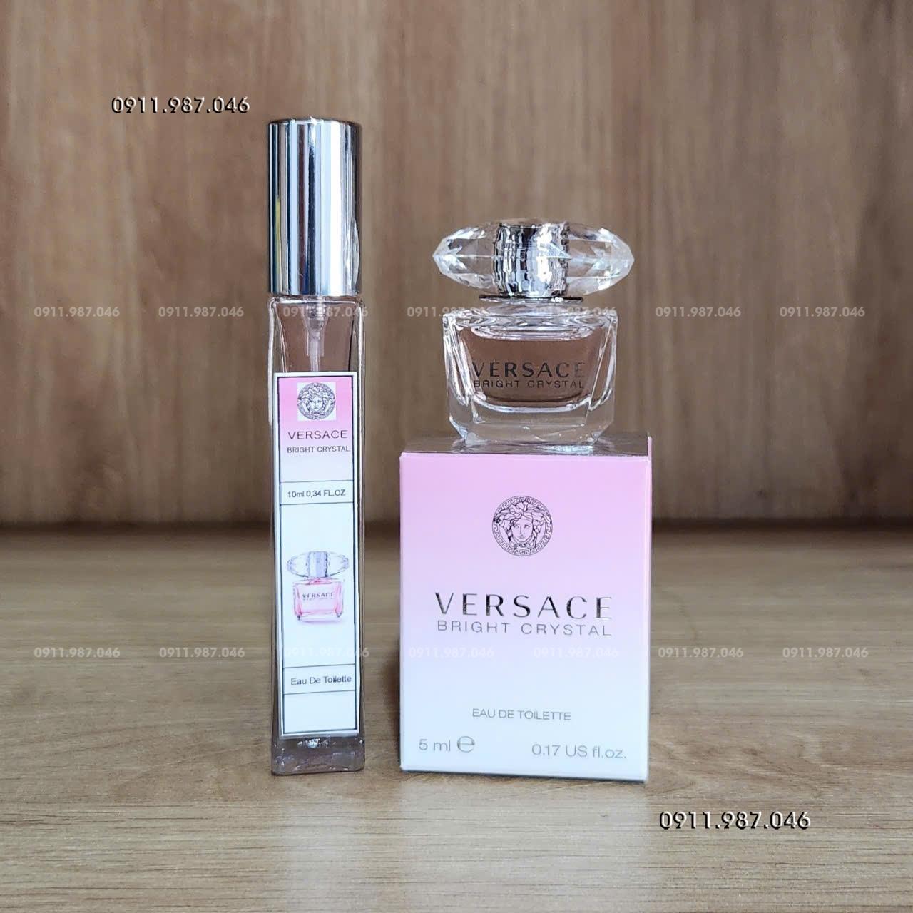 [Chiết 10ml] Nước hoa nữ Versace Crystal EDT 10ml hồng nhạt chính hãng - PN102198